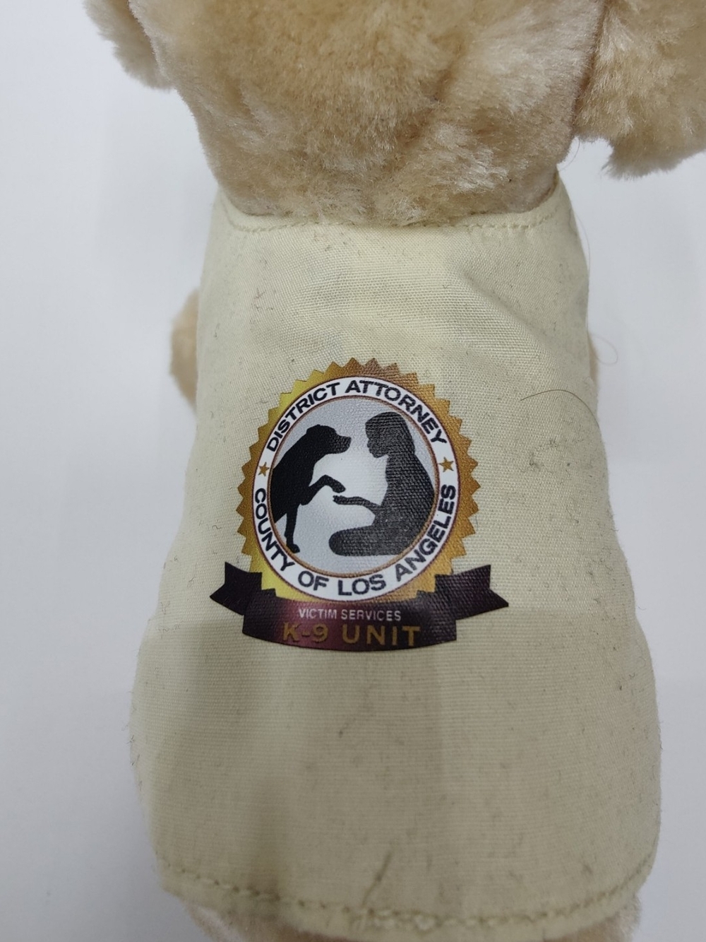 County of Los Angeles K-9 Unit Dog Vest - Cream